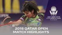 2018 Qatar Open Highlights I Miu Hirano vs Hina Hayata (R16)