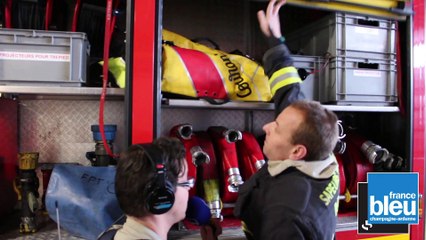 La visite d'un camion de pompiers