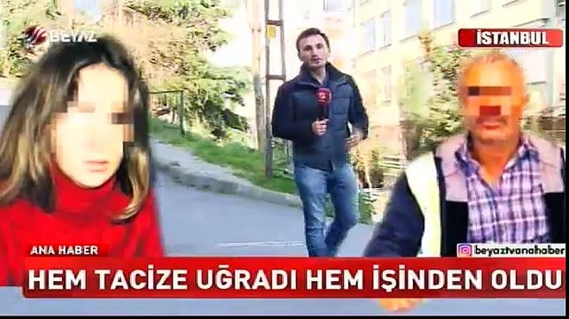 Hem tacize uğradı hem işinden oldu