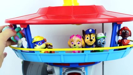 PATRULHA CANINA CARROS TORRE DE VIGILANCIA PAW PATROL HELP PUPS MATCH VEHICLES LEARNING COLORS
