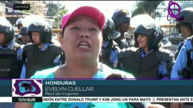 Hondureñas exigen justicia para los feminicidios en el país