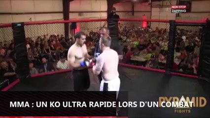MMA : un KO ultra rapide lors d'un combat (vidéo)