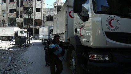 Syrie: un convoi humanitaire est entré dans la Ghouta