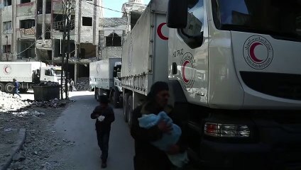 Syrie: un convoi humanitaire est entré dans la Ghouta