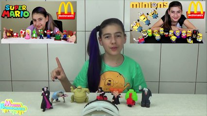 Hotel Transylvania 2 no Mc Donalds (Coleção, Mc Lanche Feliz, Filme) Monsters Collection