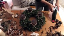 DIY Adventskranz selber machen schmücken/binden im Naturlook I Advents- und Weihnachtsdeko I How to