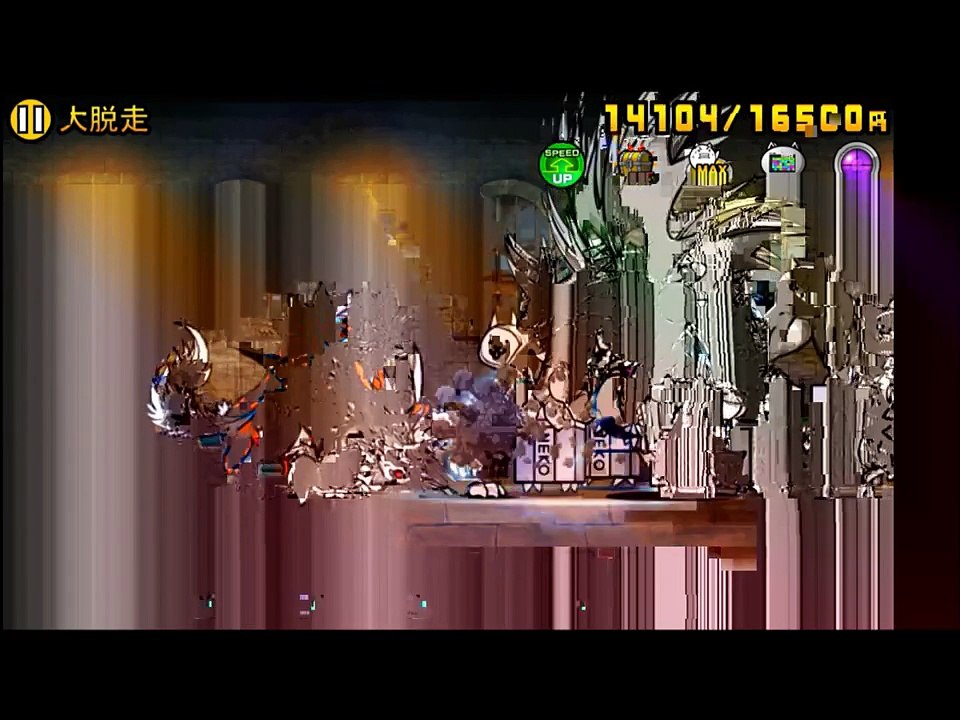 大脱走　無課金キャラ　実況　脱獄トンネル　にゃんこ大戦争動画.com　攻略情報　battle cats