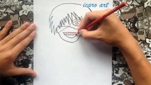 Como dibujar a kaneki de tokyo ghoul | how to draw kaneki