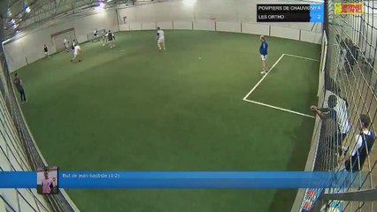 But de jean-baptiste (4-2) - POMPIERS DE CHAUVIGNY Vs LES ORTHO - 08/03/18 20:00 - LIGUE 2