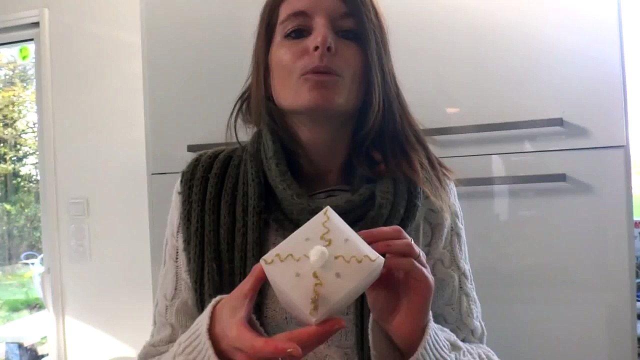 tuto fabriquer une boite cadeau noel diy