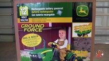 Ride On John Deere Tror for Kids - Unboxing, Review and Riding