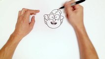 How to Draw Dipper Pines | Gravity Falls