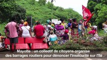 Mayotte: poursuite des barrages routiers contre l'insécurité