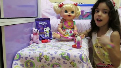 Baby alive trocando a fralda da Mariah