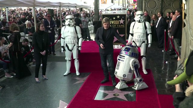 Star Wars actor Mark Hamill gets star on Hollywood Boulevard