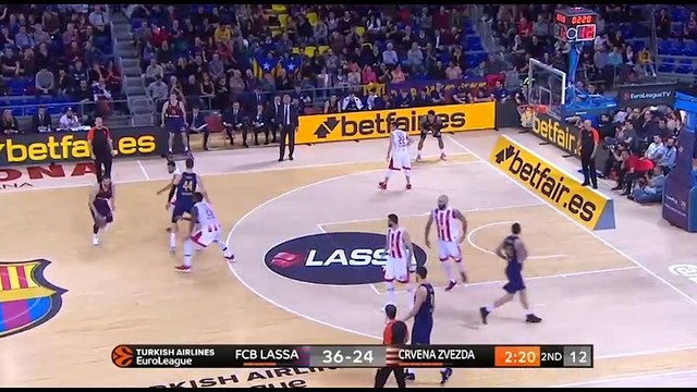 Ante Tomic breaks backboard