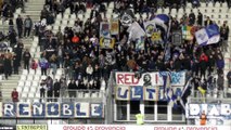 Les supporters du GF lors de la réception de Marseille Consolat