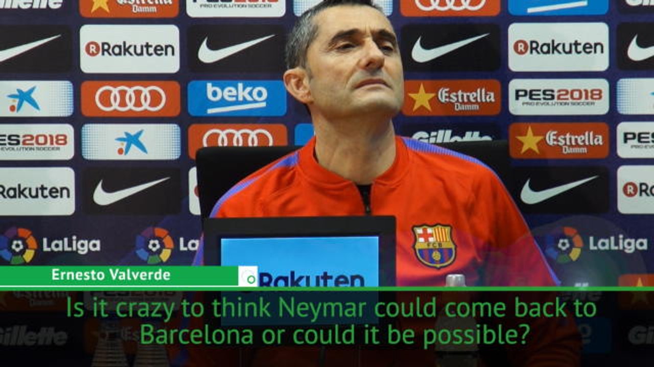 Can Neymar come back to Barcelona? Valverde answers