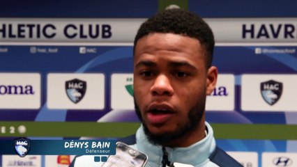 Après HAC - Clermont (2-1), réaction de Dénys Bain