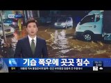 [14/07/16 뉴스투데이] 경기도 남양주 기습 폭우 쏟아져...시내 곳곳 침수피해