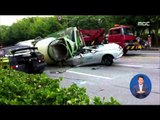 [15/08/02 정오뉴스] 레미콘 전도, 차량 5대 들이받아…1명 사망·10명 부상