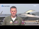 [15/10/19 뉴스데스크] 한국에 온 '하늘의 지배자' F-22, 국내 첫 공개