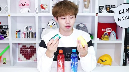 연예인들처럼 빨대 꽂기! 물병에 빨대 꽂는 비밀 공개! 드링크펀치로 이런거까지 뚫어 마신다고!?(마술 조금신기) - 니키