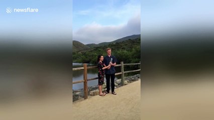 Adorable couple’s gender reveal fail leads to priceless reaction