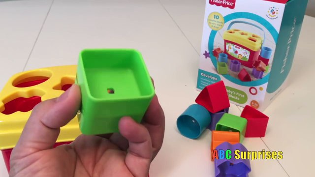 Learn Shapes And Colors With FISHER PRICE First Blocks for Toddlers And Kids