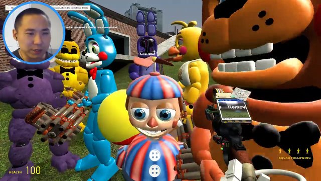 ANIMATRONICS vs MASSIVE VOLCANO! (Gmod FNAF Sandbox Funny Moments) Garrys Mod