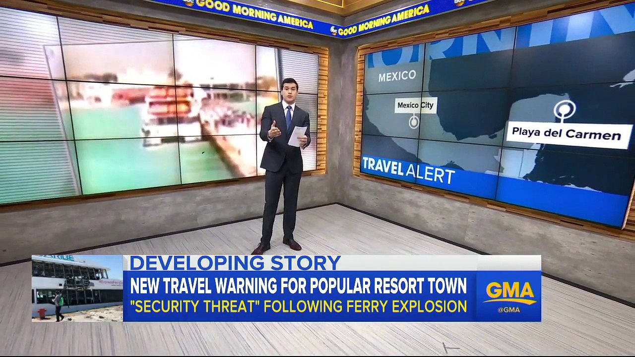 US bars employee travel to Mexican town after explosion on ferry boat