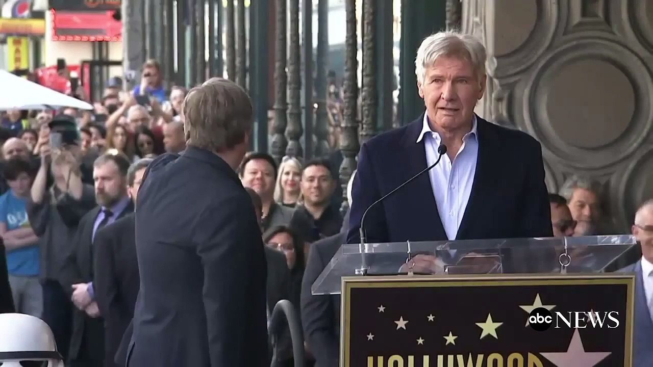 Mark Hamill receives his star on the Hollywood Walk of Fame