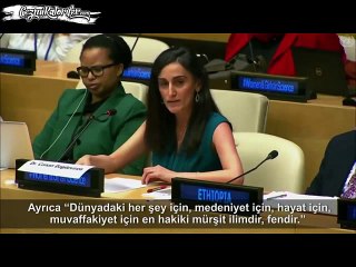 Canan DAĞDEVİREN'in Türkçe altyazılı BM konuşması