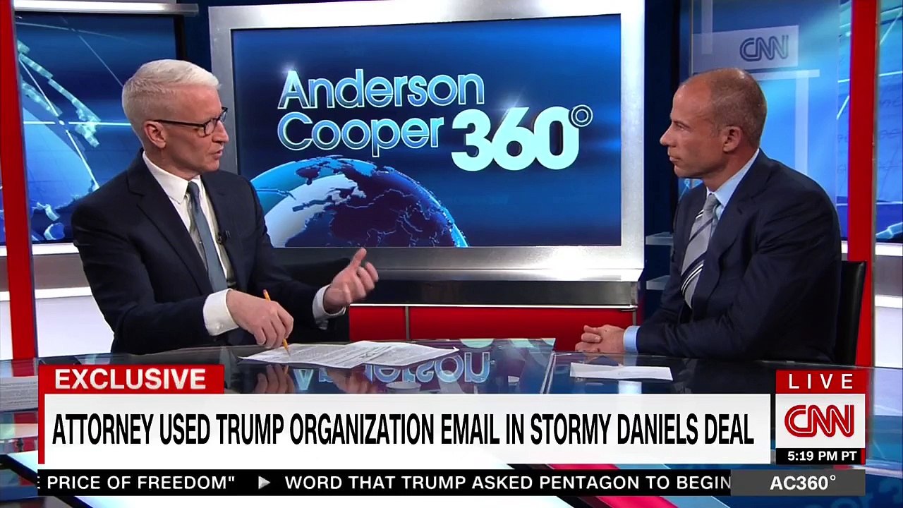 Stormy Daniels' attorney reveals Trump could release the info on the wire transfer if he wanted to prove who issued the payoff