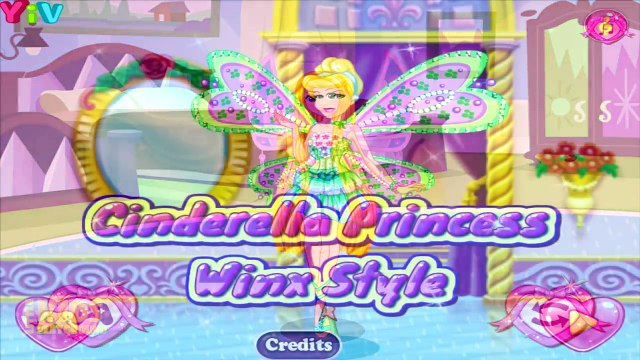 Disney Princess Elsa Anna Rapunzel Ariel Winx Style - Dress Up Game for Girls