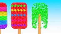 3D Ice Cream A lot of Ice Cream Balls to Learn Colors for Children - Link Kids TV