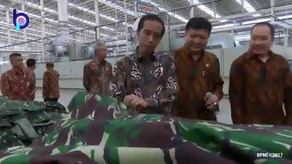DIRESMIKAN JOKOWI.. SERAGAM MILITER TERBAIK & CANGGIH DUNIA TERNYATA PRODUKSI (BUATAN) INDONESIA