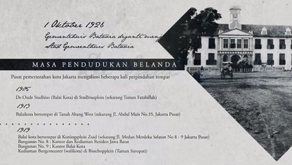 SEJARAH Balai Kota DOELOE Hingga Kini