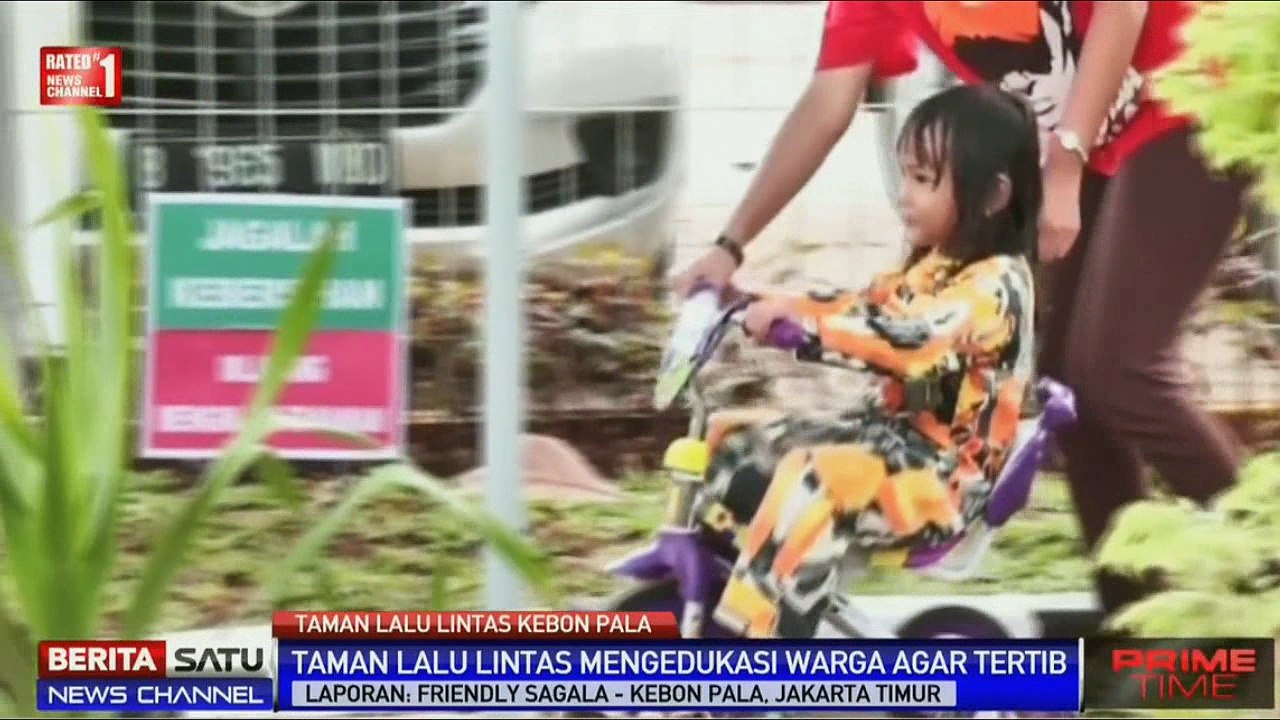 Warga Sangat Senang RPTRA Kebon Pala Jakarta Timur Ada Taman Lalulintas
