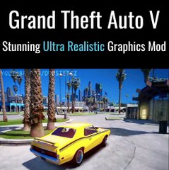 Grand Theft Auto V Stunning Ultra Realistic Graphics Mod
