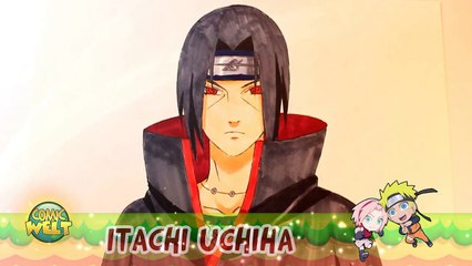 How to draw Itachi Uchiha [Naruto] German drawing Tutorial
