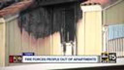 Tempe apartment fire destroys several units