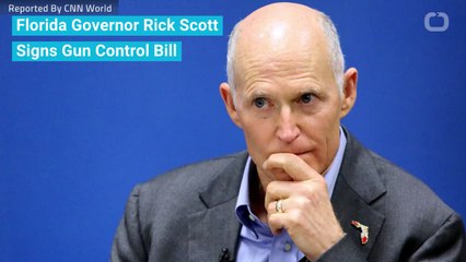 Florida Governor Rick Scott Signs Gun Control Bill