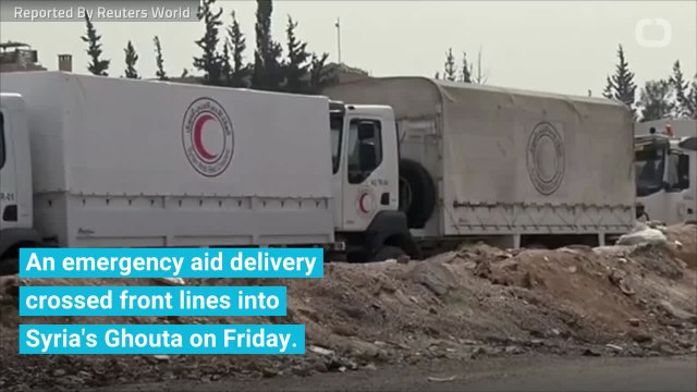 Aid Convoy To Besieged Syria's Ghouta Threatened