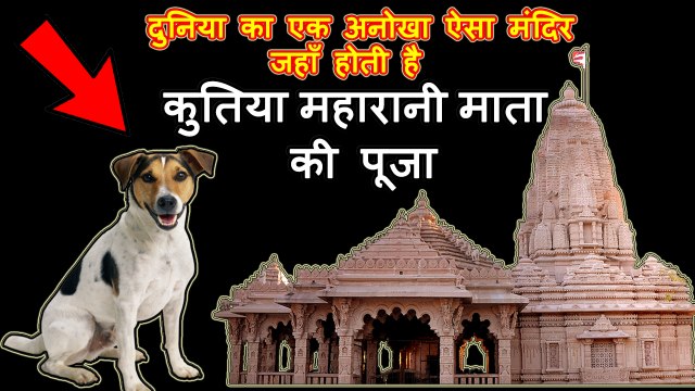 दुनिया का एक ऐसा अनोखा मंदिर जहाँ होती है कुतिया महारानी की पूजा II Dog temple