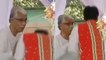 Tripura Chief Minister Biplab Deb touches Manik Sarkar's feet | Oneindia News