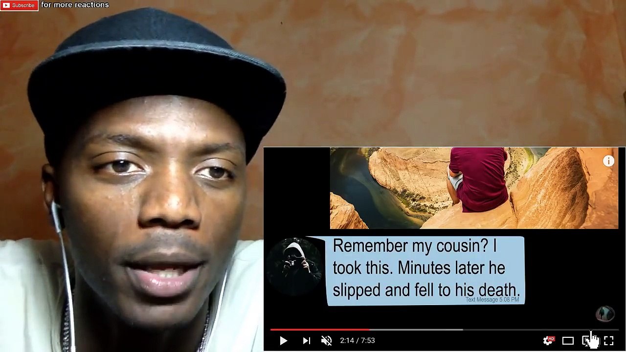 creepy texts of photos before death.