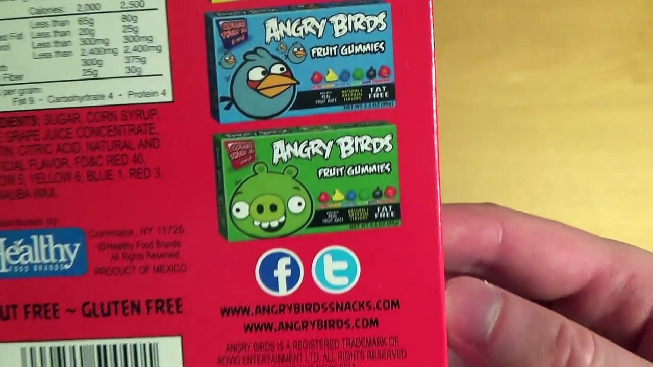 Angry Birds - Fruit Gummies