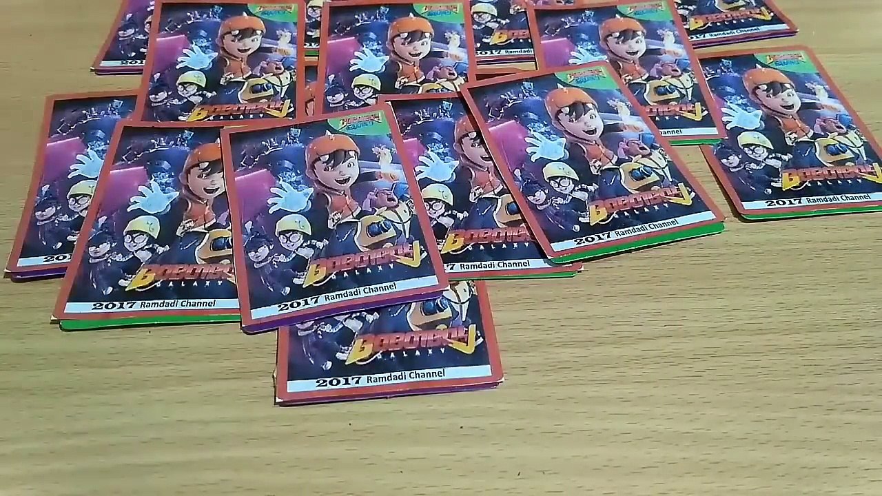 #4 Unboxing Kartu Boboiboy Galaxy Segi 4