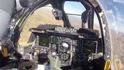 A-10 Thunderbolt II Cockpit Video - Flying Across The Arizona Sky